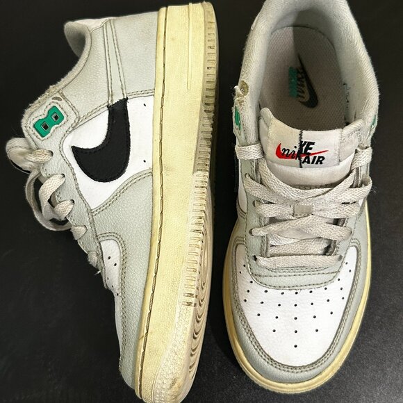 Nike Air Force 1 '07 LV8 ‘Split Light Silver’, Kids 3.5Y - Picture 3 of 13